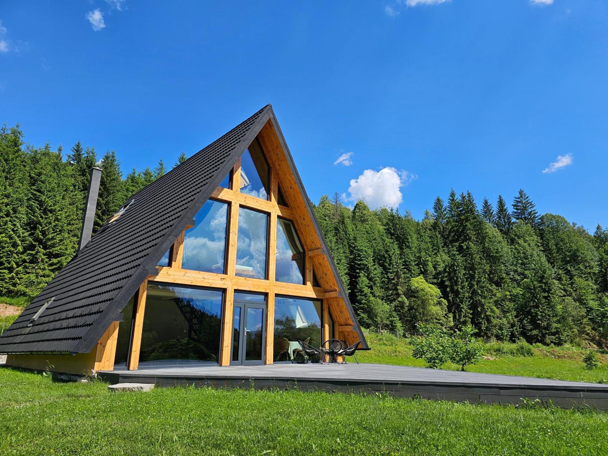 Cabana Cozy Cabin A Frame Топліца Екстер'єр фото