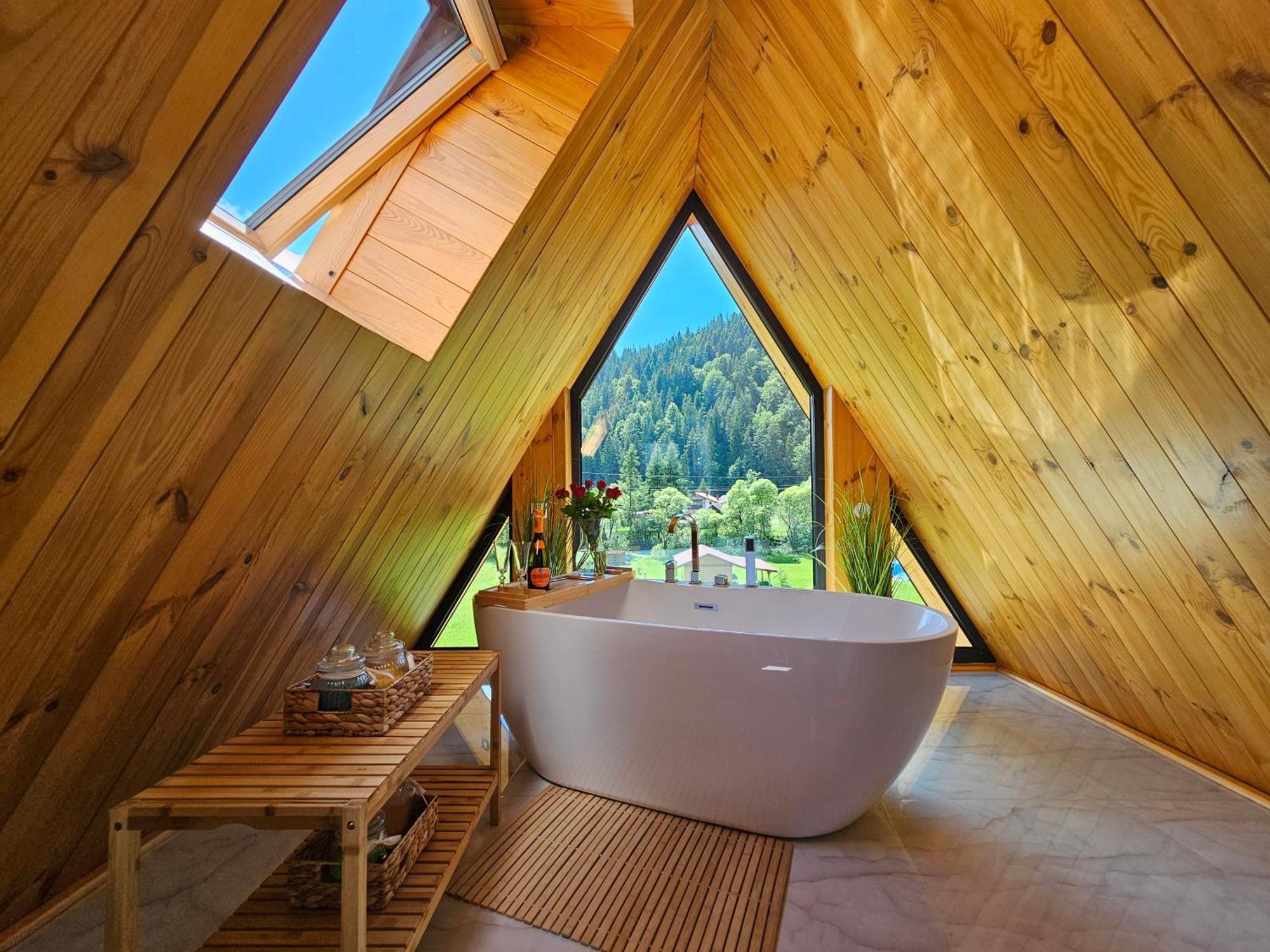 Cabana Cozy Cabin A Frame Топліца Екстер'єр фото