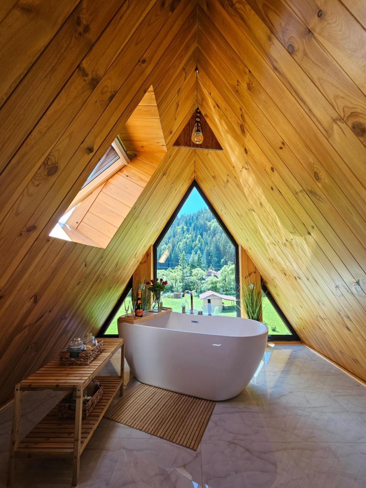 Cabana Cozy Cabin A Frame Топліца Екстер'єр фото